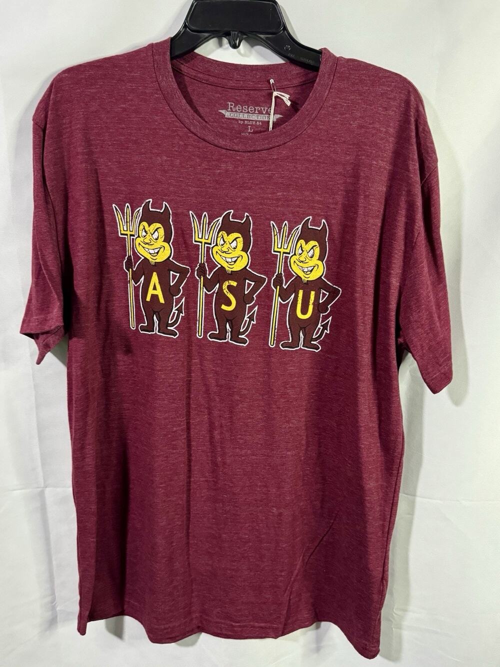 Reserve Collection by Blue 84 ASU Sparky Crewneck T-Shirt Large